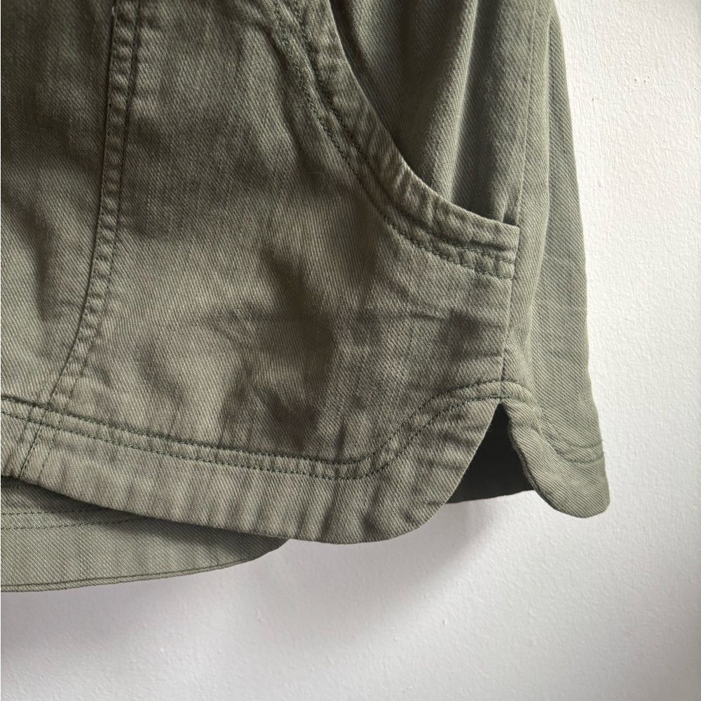 Knox Rose Army Green Cargo Zip-Up Jacket Size XS - Picture 7 of 8